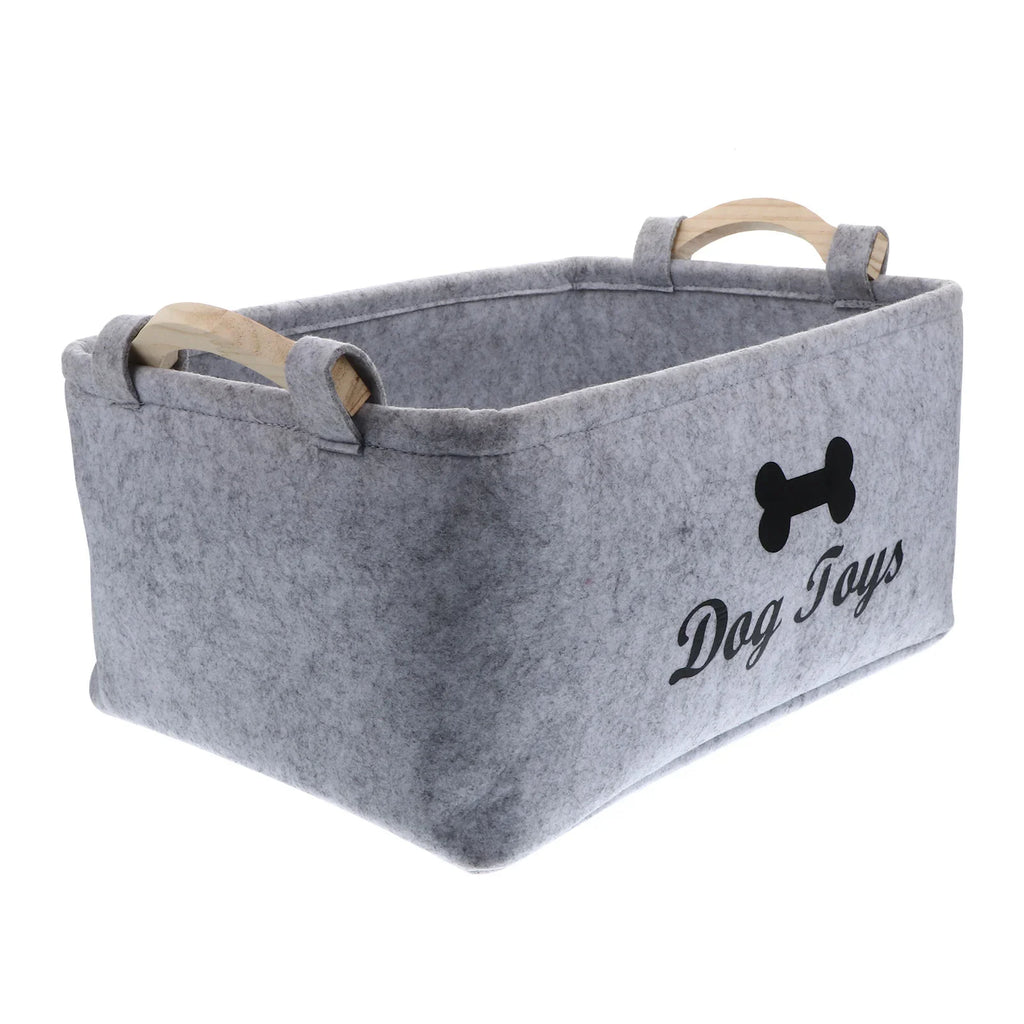 Dog Toy Felt Storage Box