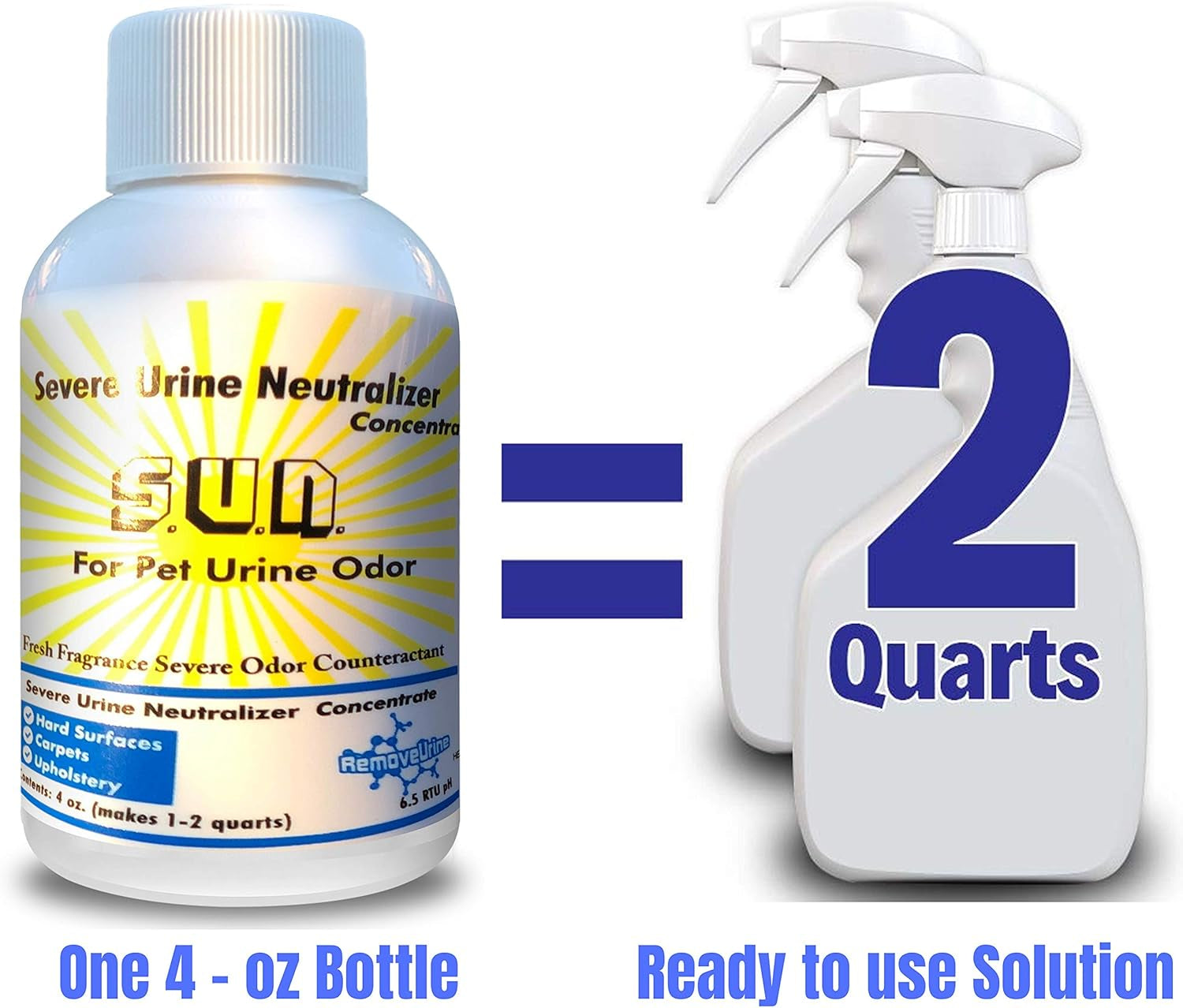 Pet Odor Eliminator for Home & Urine Destroyer - Pet Urine Odor Eliminator Spray - Urine Remover for Dogs and Cats - Pet Carpet Cleaner Solution
