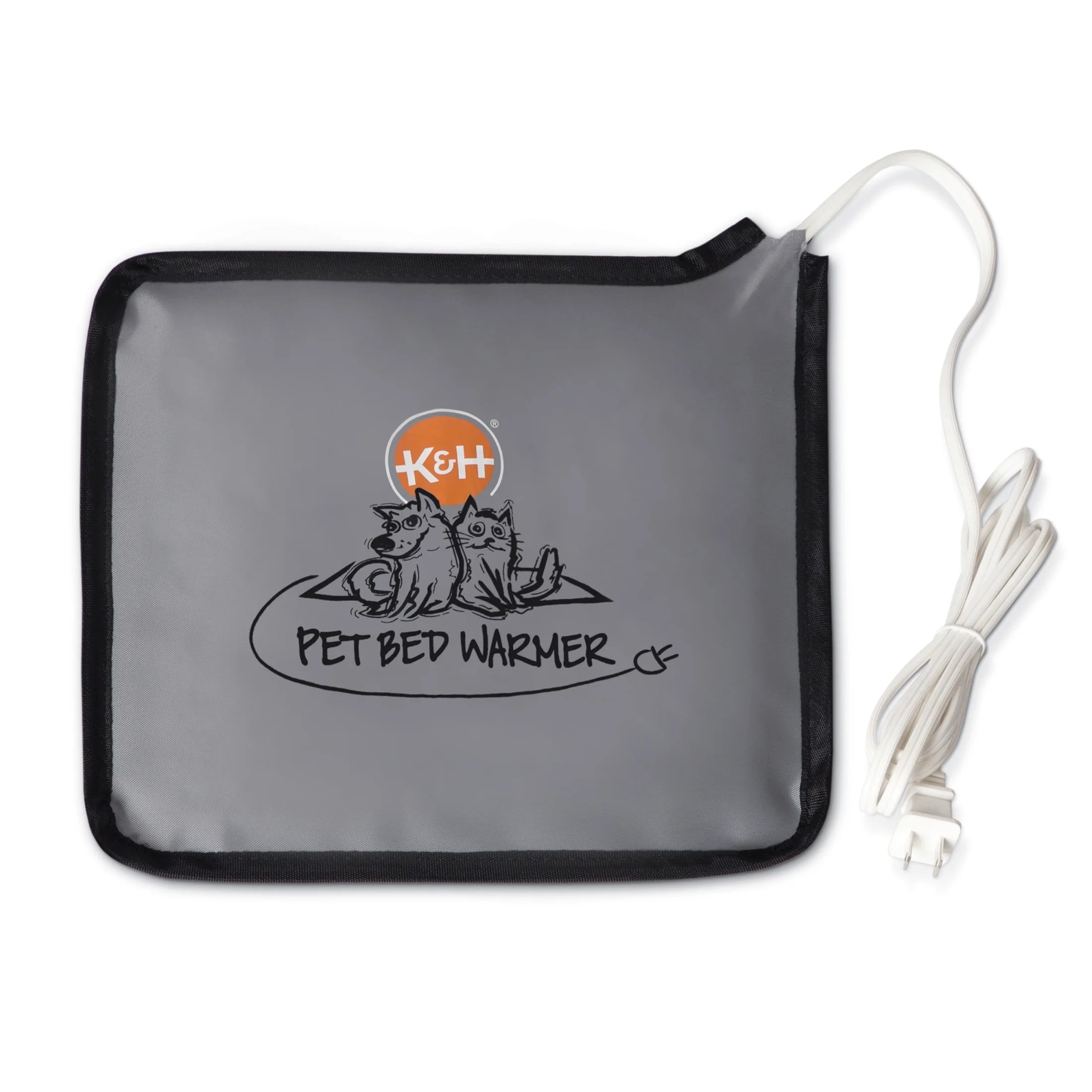 Pet Bed Warmer for Cats & Dogs Gray Small 8.5 X 9 Inches