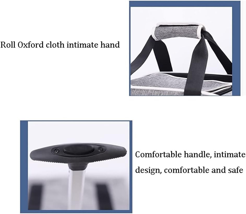 Pet Carry Bag Portable Pet Trolley Case Foldable Pet Bag Breathable Cat and Dog Large Capacity Outing Bag Pet Supplies Pet Supplies (Size : 37X65X37CM)