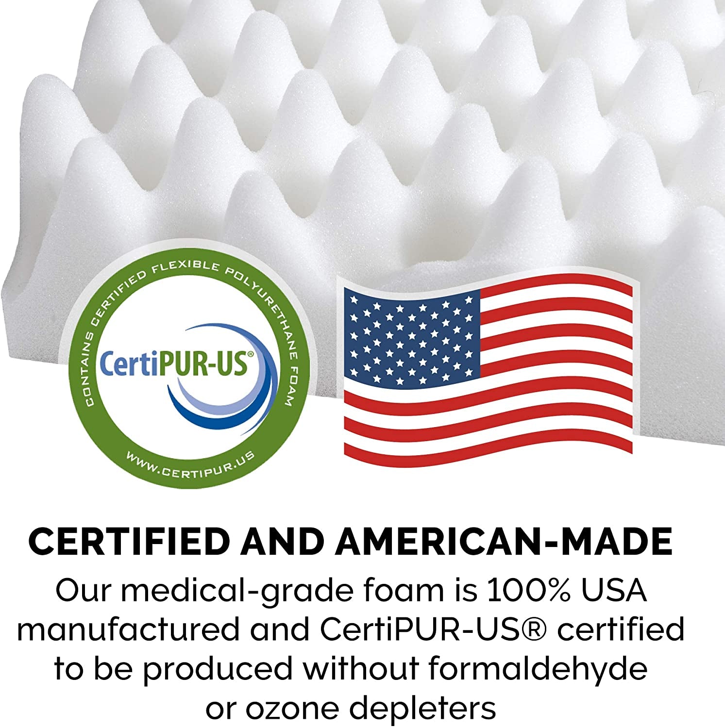 Orthopedic Foam Dog Bed with Washable Velvet Cover - Granite Gray, Large for Dogs up to 55 lbs