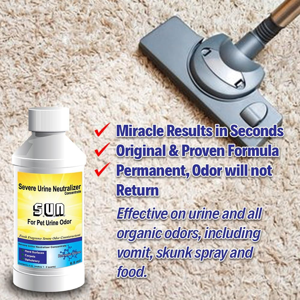 Pet Odor Eliminator for Home & Urine Destroyer - Pet Urine Odor Eliminator Spray - Urine Remover for Dogs and Cats - Pet Carpet Cleaner Solution