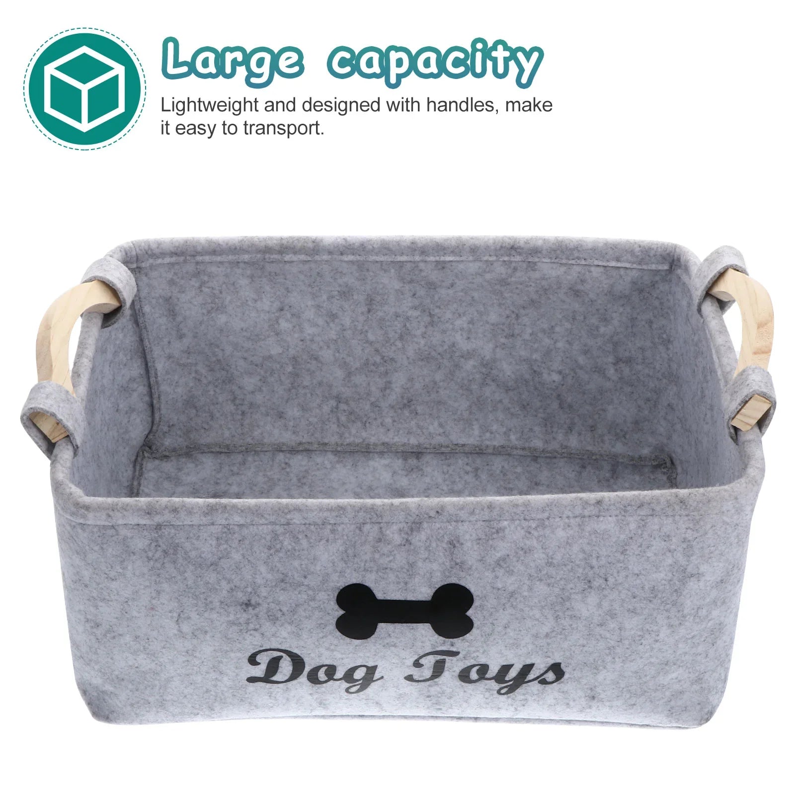 Dog Toy Felt Storage Box
