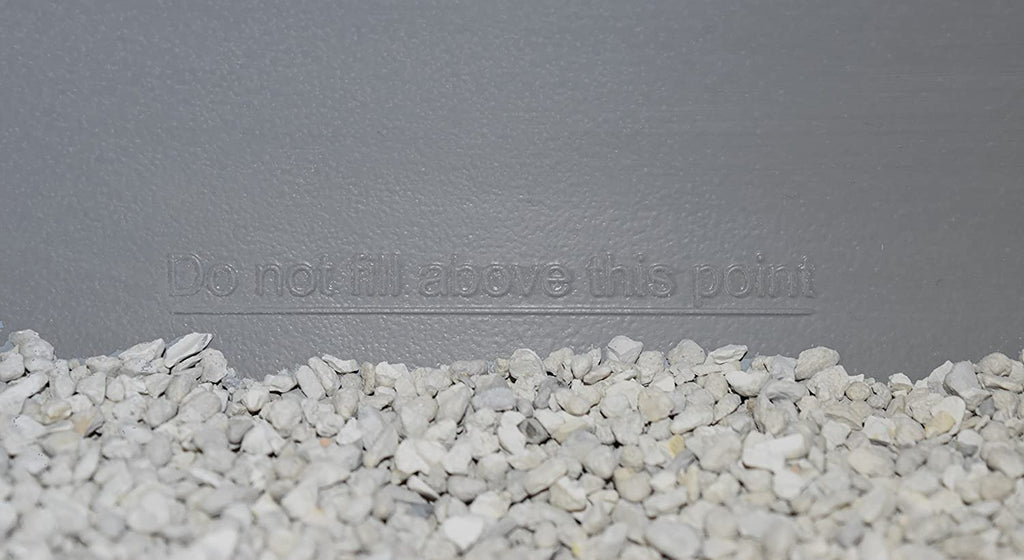 BetterBox Non-Stick Large Litter Box with Pet-Safe Coating for Effortless Cleaning and Open Top Design, Constructed from Durable ABS Plastic