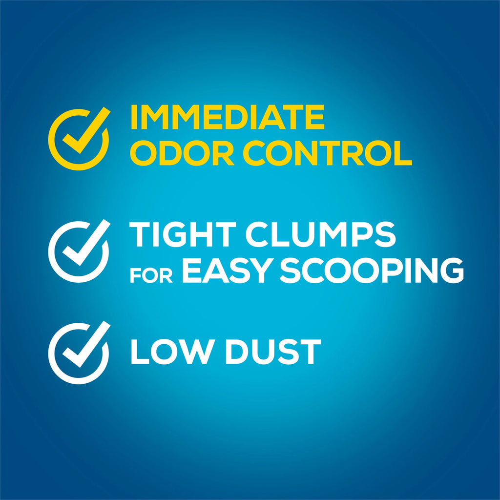 Purina  Instant Action Clumping Cat Litter, Natural, Low Dust, Odor Control, 35 Lb. Pail