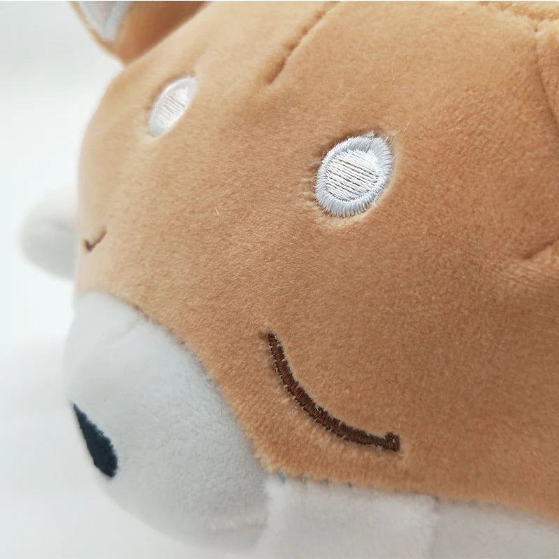 Cute Corgi Dog Doll Pillow Shiba Inu Plush Toy Holding Sleeping Doll Stuffed Animal Pillow Gift for Baby 35Cm