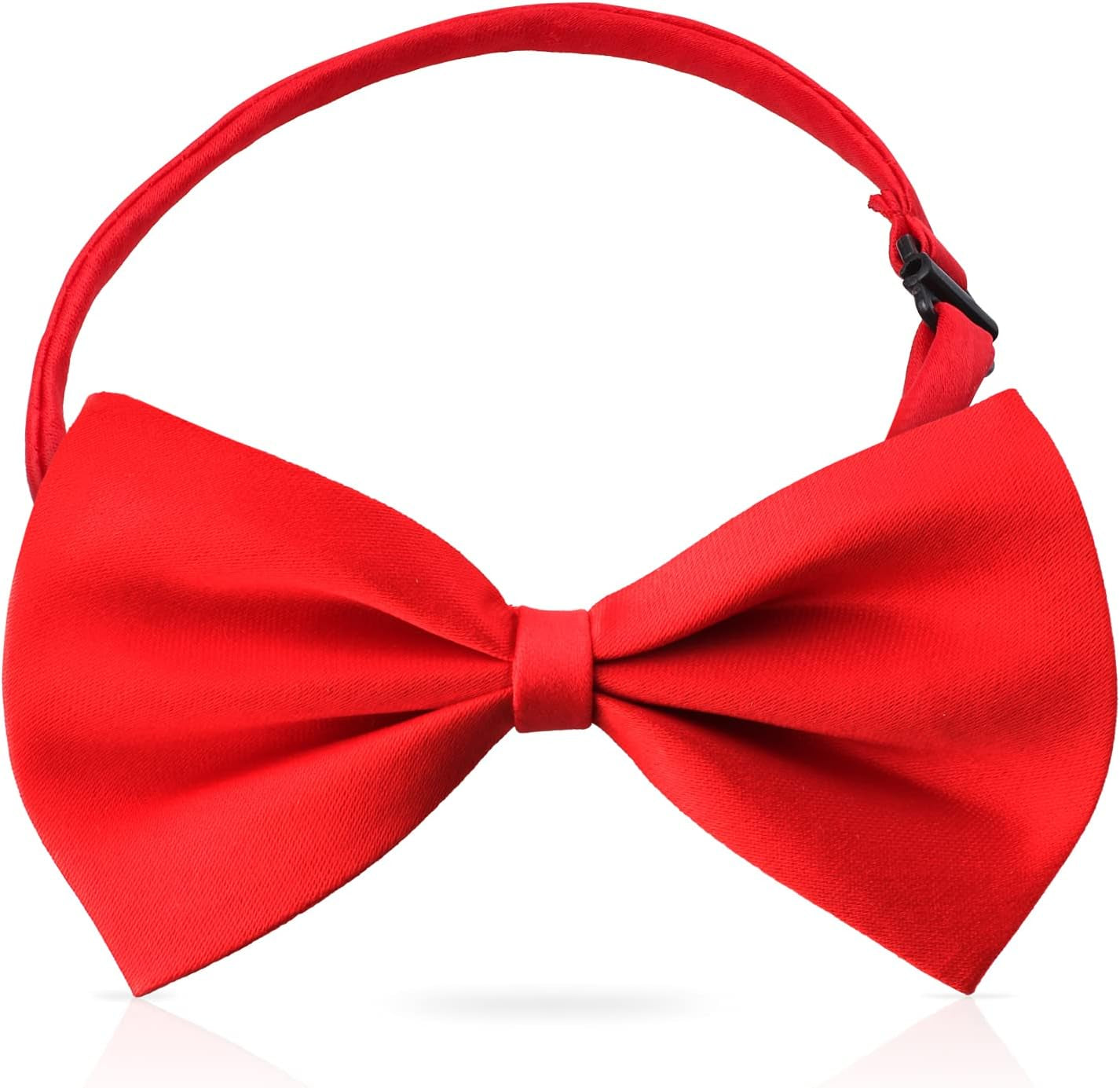 2 Pieces Pet Formal Accessories Set - Pet Top Hat with Pet Formal Necktie/Bowtie Birthday Party Gradation Halloween Costumes Accessories for Dog Cat (Red-A) One Size