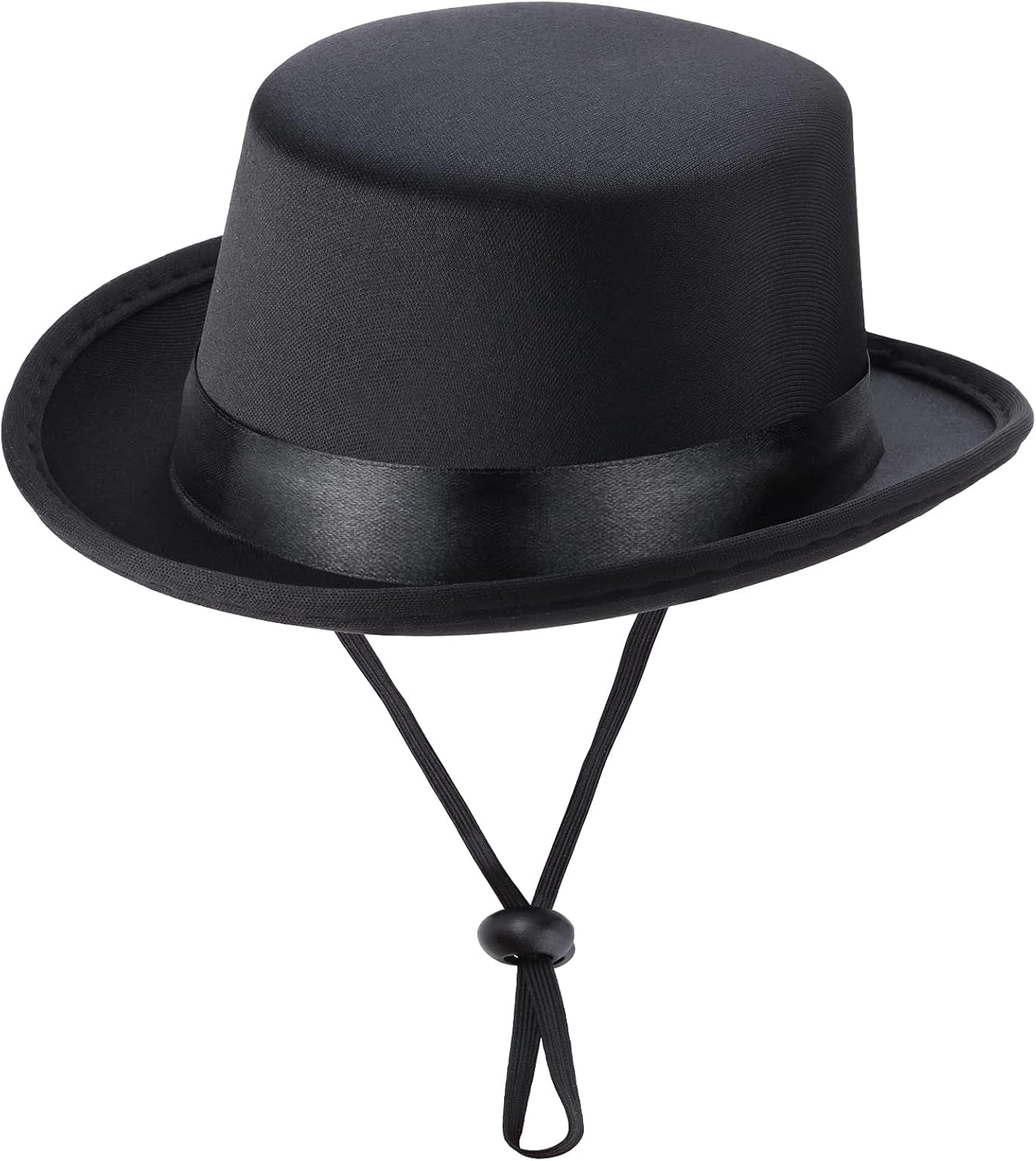 2 Pieces Pet Formal Accessories Set - Pet Top Hat with Pet Formal Necktie/Bowtie Birthday Party Gradation Halloween Costumes Accessories for Dog Cat (Red-A) One Size